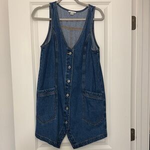 American eagle Denim Button-Down dress